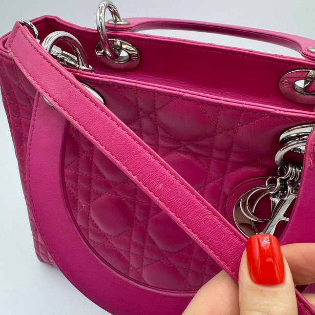 Sac Dior Lady Dior Medium Rose