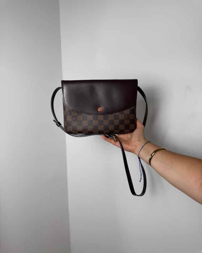 Sac Louis Vuitton Twice Damier Ébène