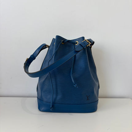 Sac Louis Vuitton Noé GM Épi bleu