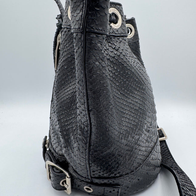 Sac Saint Laurent Rider Python
