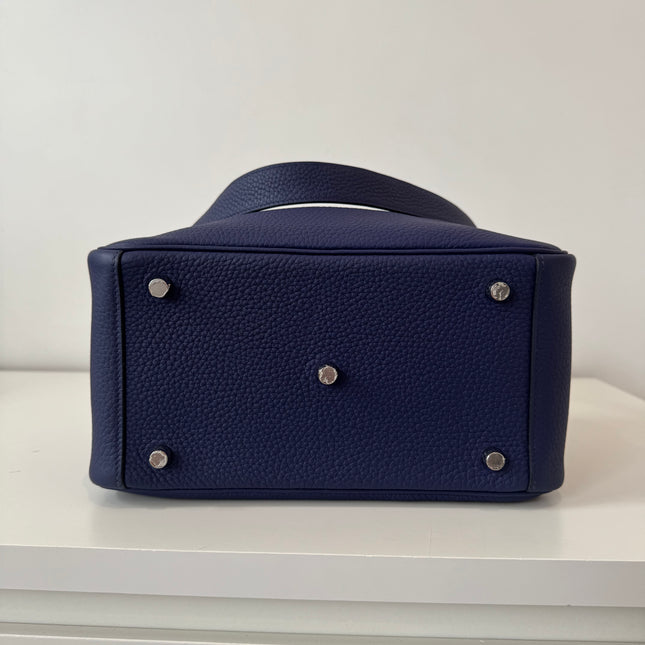 Sac Hermès Lindy 26 marine