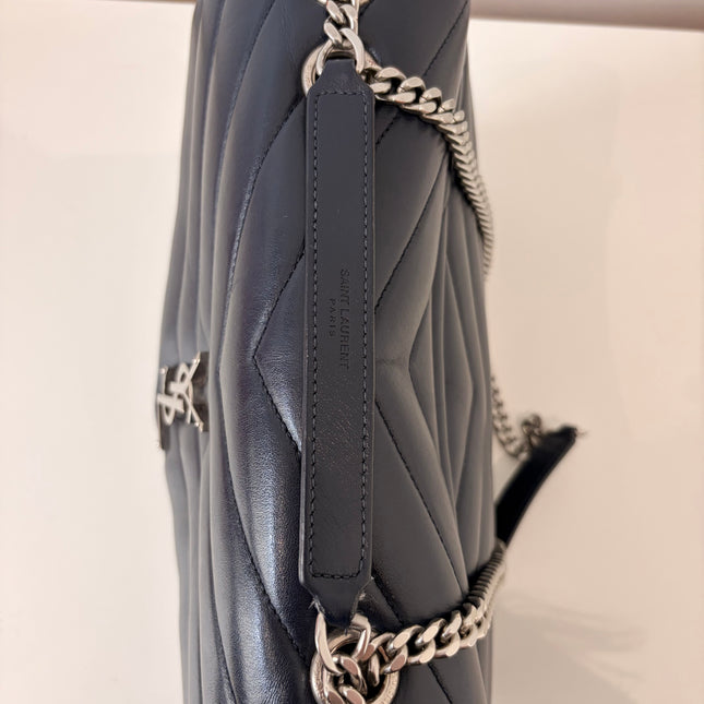 Sac Saint Laurent Loulou Medium Marine