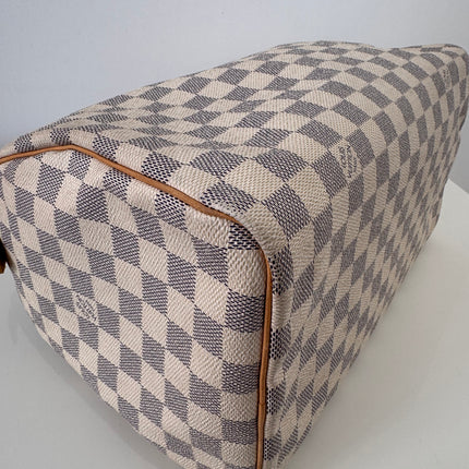 Sac Louis Vuitton Speedy 30 damier azur