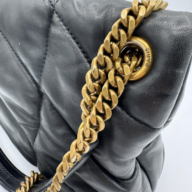 Sac Saint Laurent Puffer Small Noir