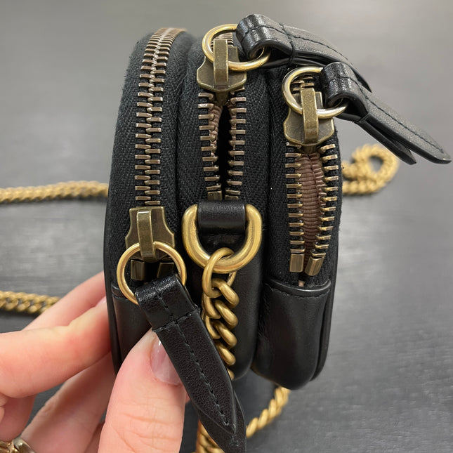 Sac Gucci GG Marmont Triple Zip