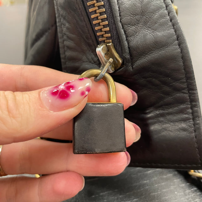 Sac Caméra vintage Chanel Noir