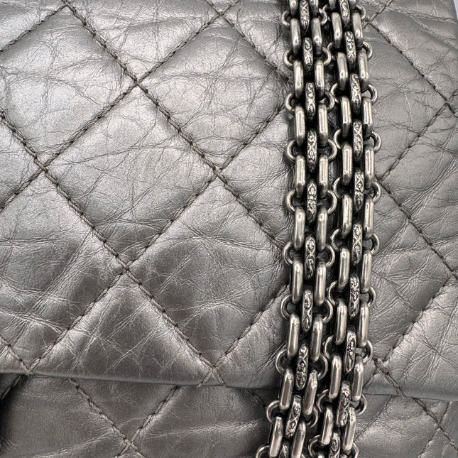 Sac 2.55 Chanel Grand Argent