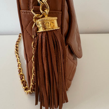 Sac Chanel caméra caramel