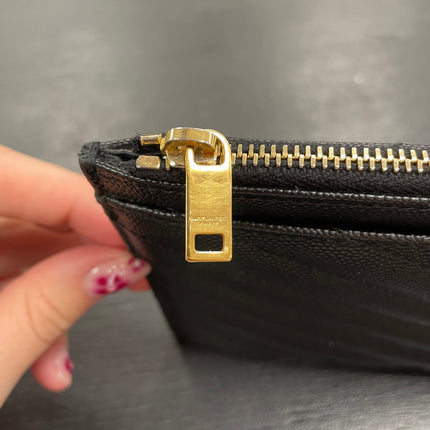 Pochette Cassandre Zippée Saint Laurent