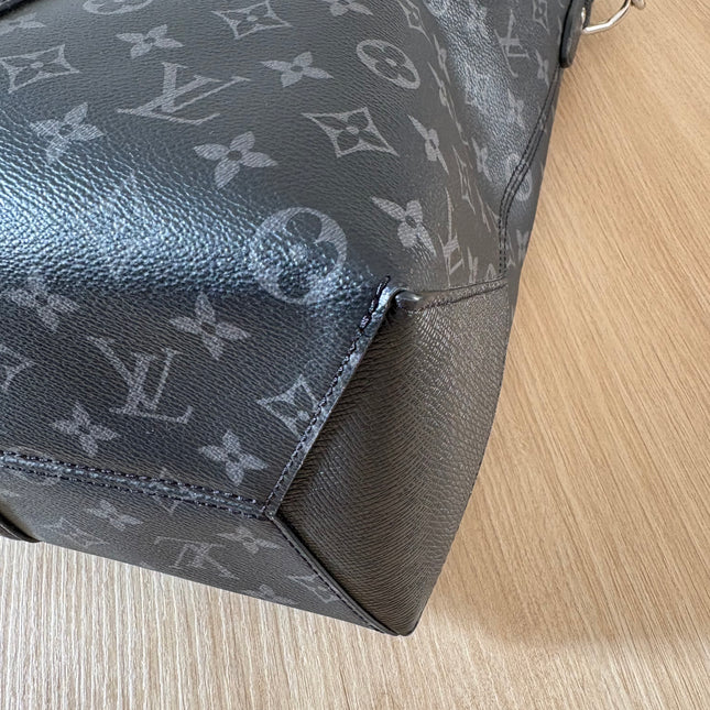 Sac Weekend NM Louis Vuitton monogramme éclipse