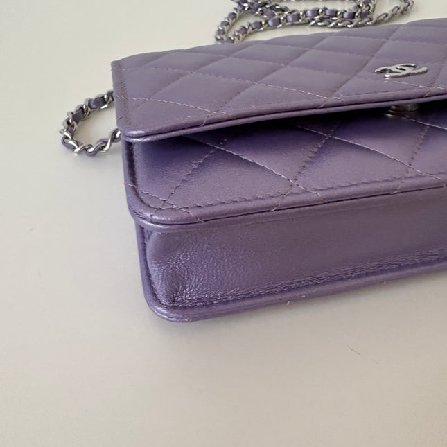 Sac Chanel wallet on chain Violet