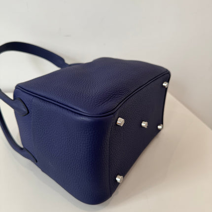 Sac Hermès Lindy 26 marine