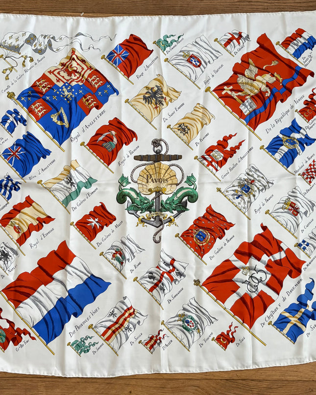 Carré Hermes 90cm « Pavois »