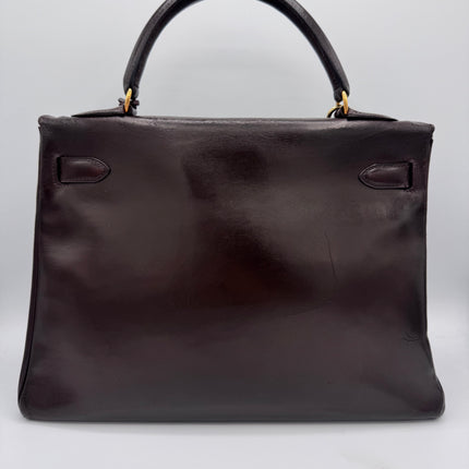 Sac Kelly 32 Hermès Chocolat
