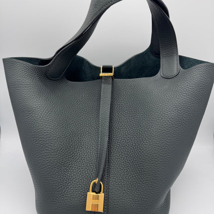 Sac Picotin 22 Hermès Vert Sapin