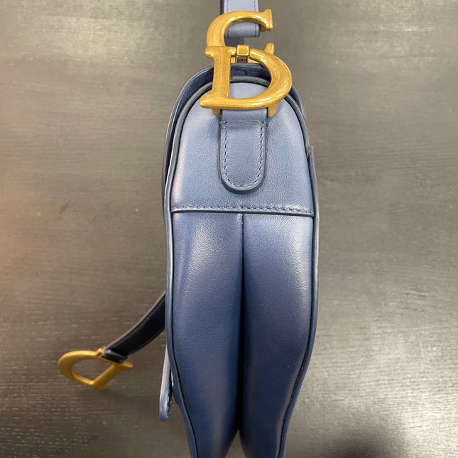 Saddle Dior Moyen Bleu