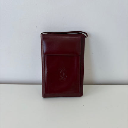 Pochette Cartier à Dragonne bordeaux