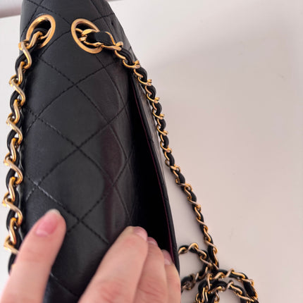 Sac Chanel Timeless 23cm Vintage noir