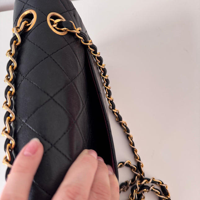 Sac Chanel Timeless 23cm Vintage noir