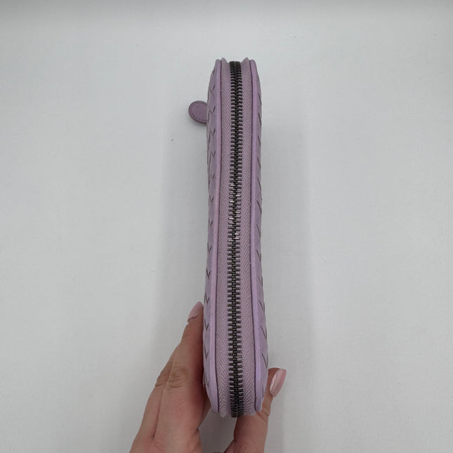 Portefeuille Bottega Veneta lilas
