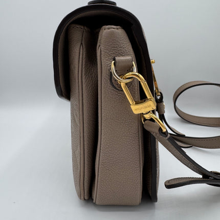 Sac Louis Vuitton Métis Cuir Empreinte tourterelle