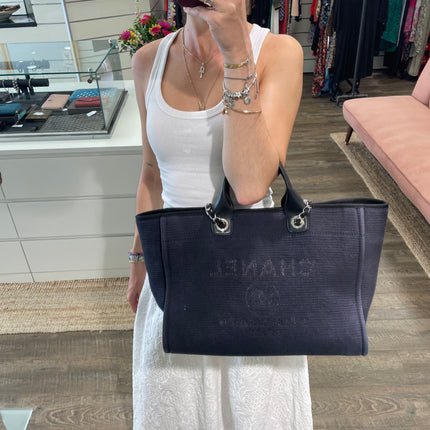 Cabas Chanel Deauville grand modèle