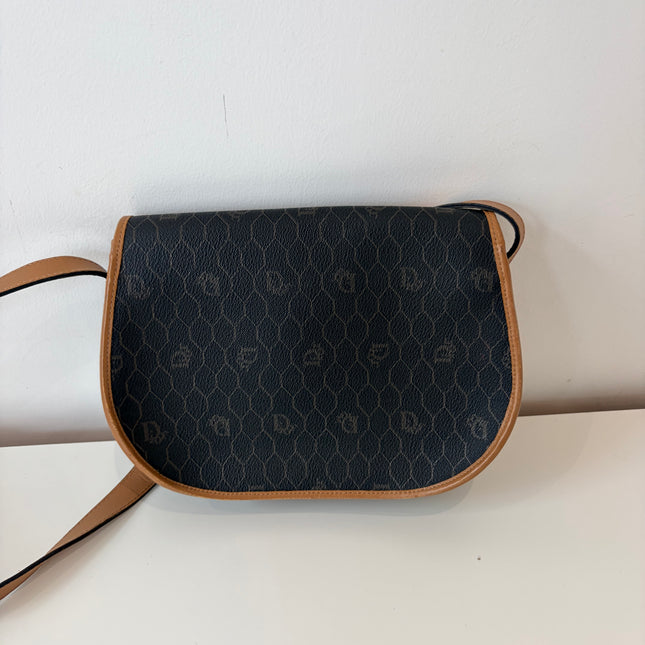 Sac Dior bandoulière toile nid d’abeilles