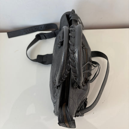 Sac Balenciaga City Small gris foncé