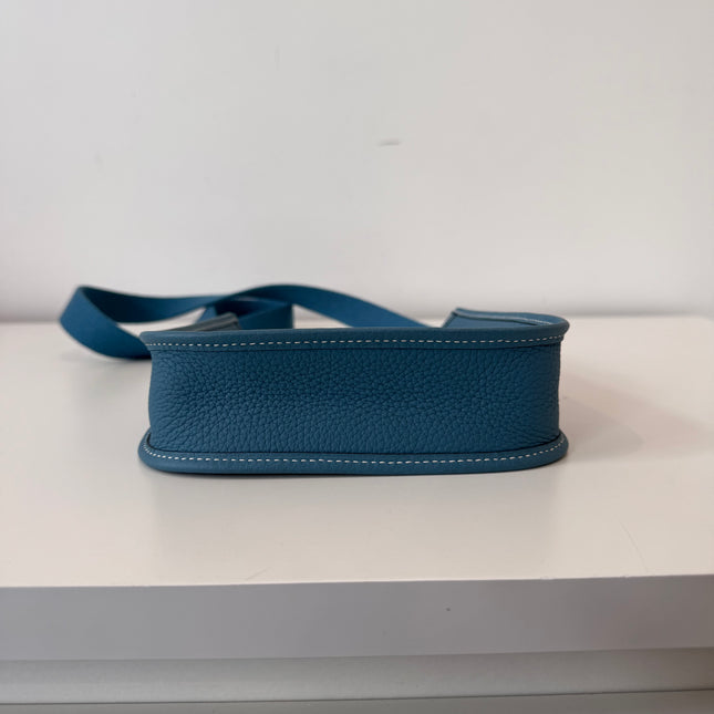 Sac Hermès Evelyne 16 Bleu Jean