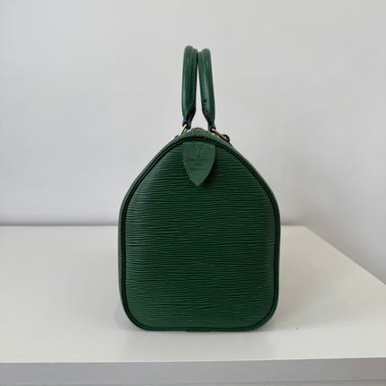 Sac Louis Vuitton Speedy 25 Épi Vert