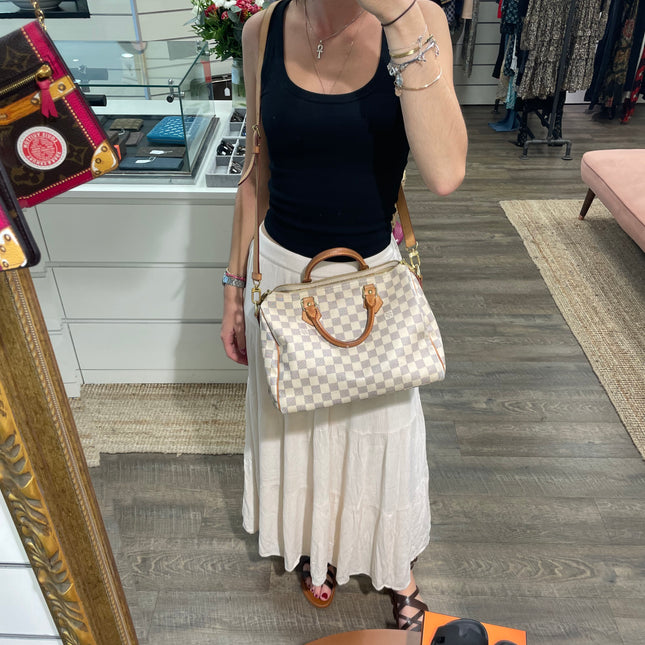 Louis Vuitton Speedy 30 Damier Azur