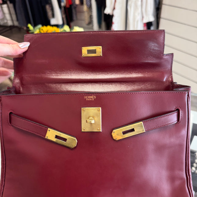 Sac Kelly 32 Hermès Rouge H
