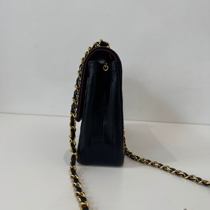 Sac Chanel fermoir circle bandoulière noir