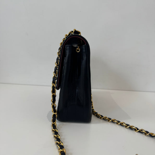 Sac Chanel fermoir circle bandoulière noir