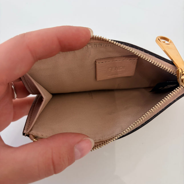 Portefeuille Fendi F Is Rose Poudré