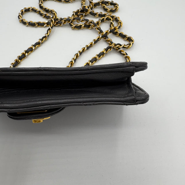 Sac Chanel Timeless mini vintage gris souris