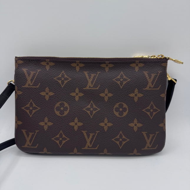 Pochette double zip Louis Vuitton