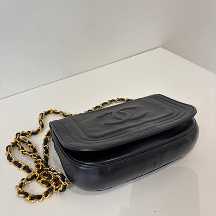 Sac Chanel marine vintage bandoulière