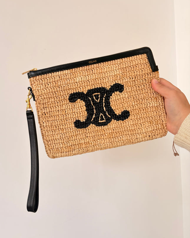 Pochette Céline en paille