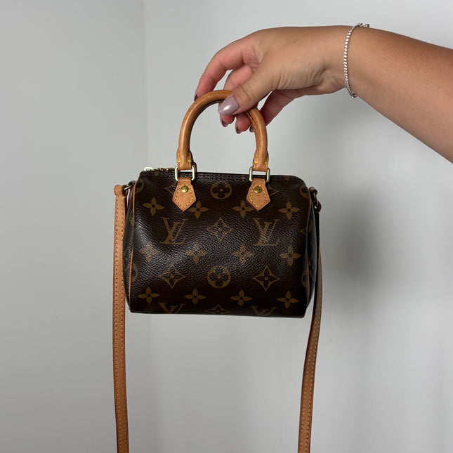 Sac Louis Vuitton Nano Speedy Monogram