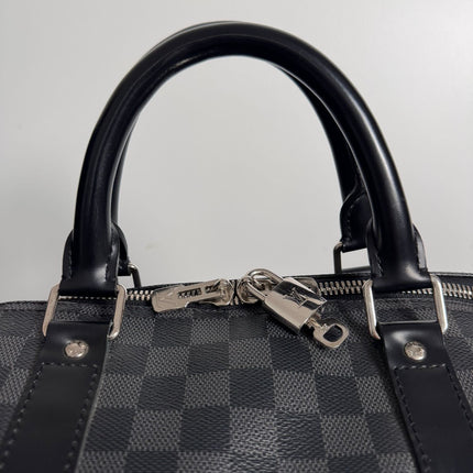 Sac Louis Vuitton Keepall 55 damier graphite