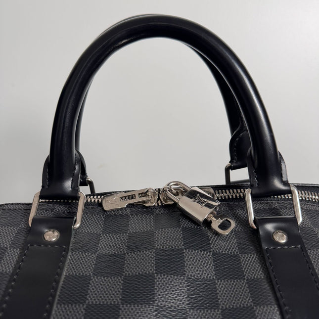 Sac Louis Vuitton Keepall 55 damier graphite