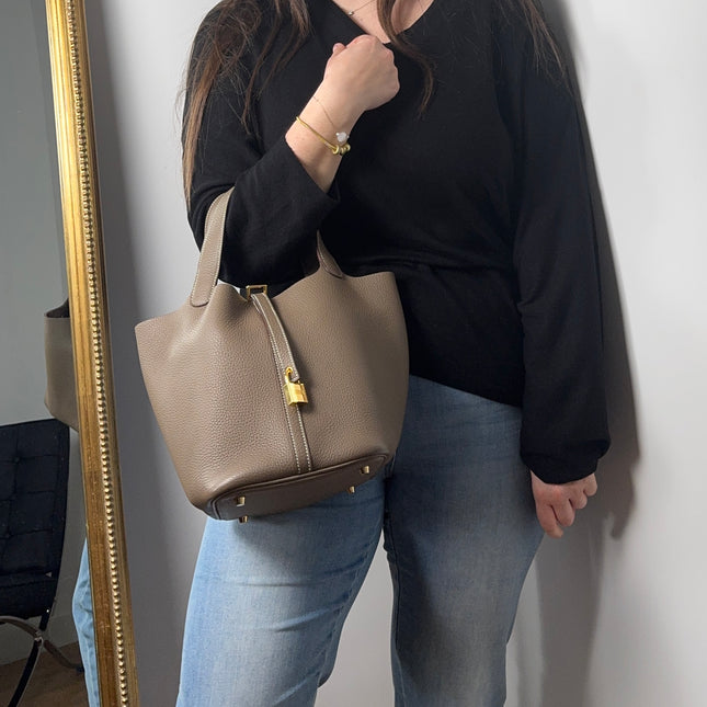 Sac Hermes Picotin 22 Étoupe