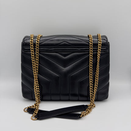 Sac Loulou Small Noir Saint Laurent