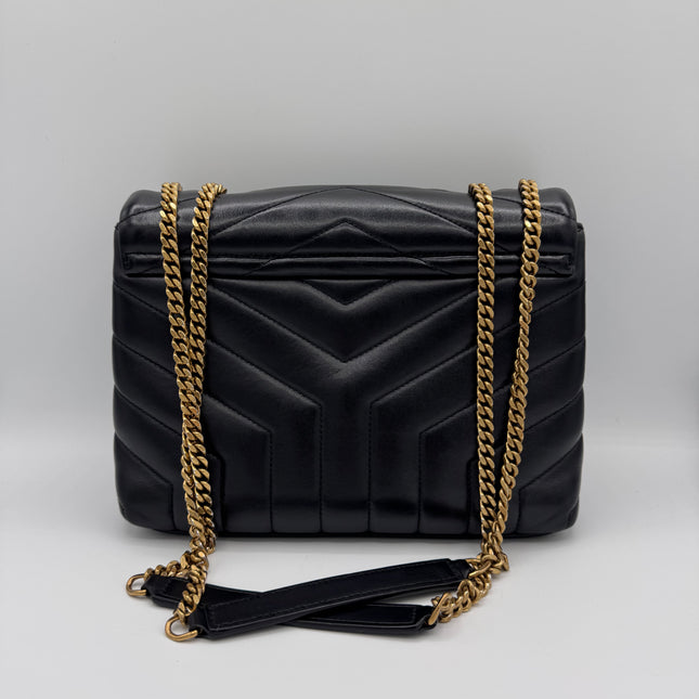 Sac Loulou Small Noir Saint Laurent