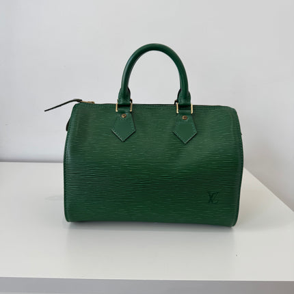 Sac Louis Vuitton Speedy 25 Épi Vert