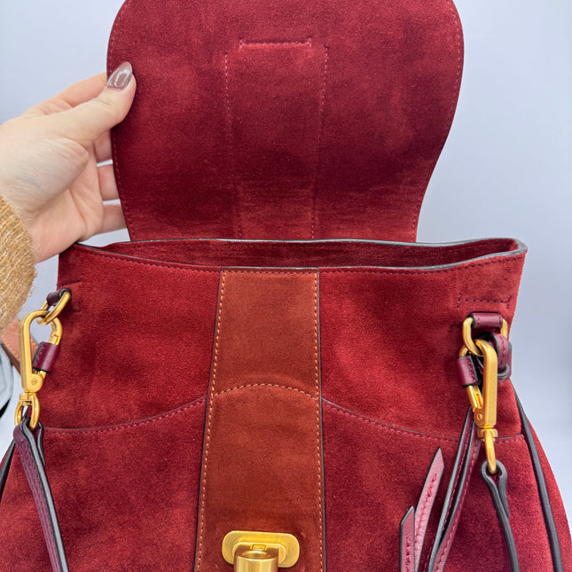 Sac Chloé Lexa bordeaux