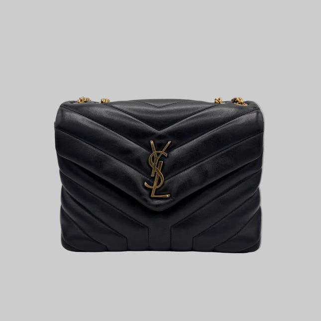 Sac Loulou Small Noir Saint Laurent