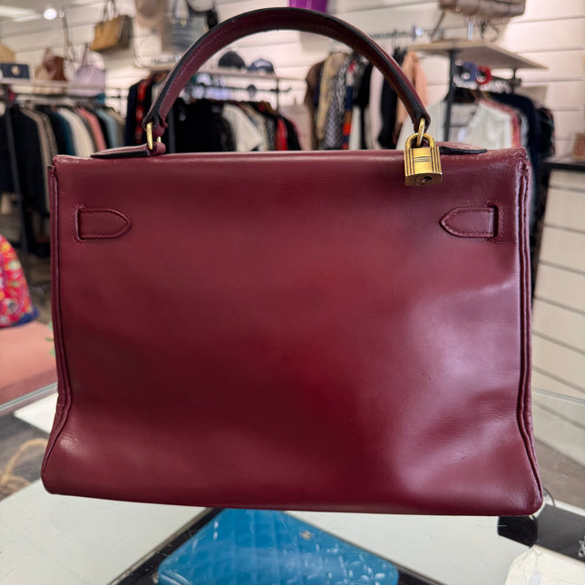 Sac Kelly 32 Hermès Rouge H