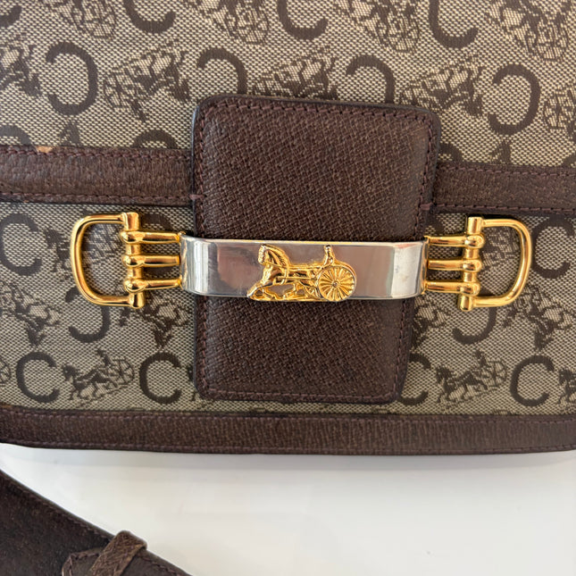 Sac Celine Sulky bandoulière Marron